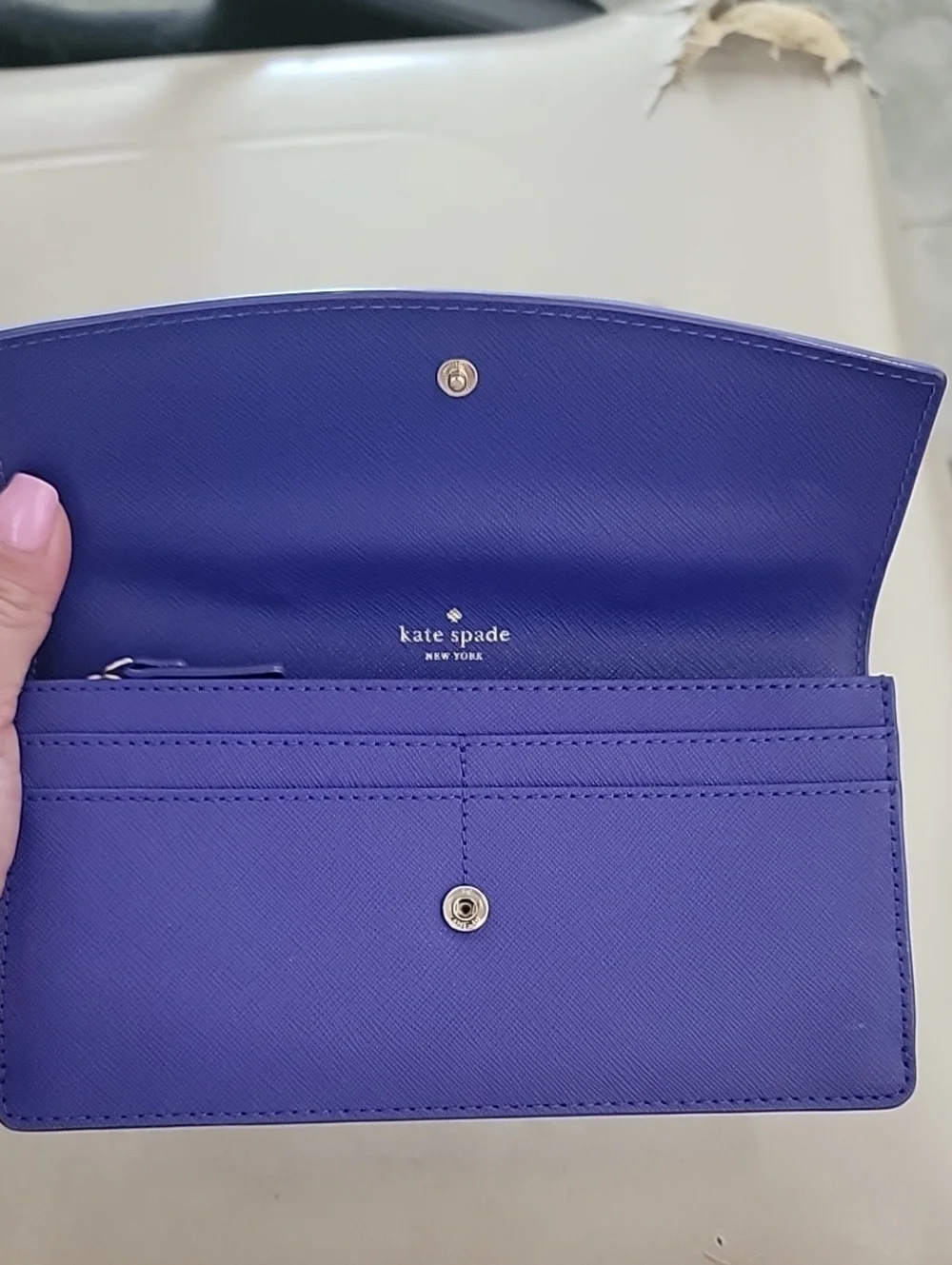 kate spade New York Warm And Fuzzy Monster Liana Wallet